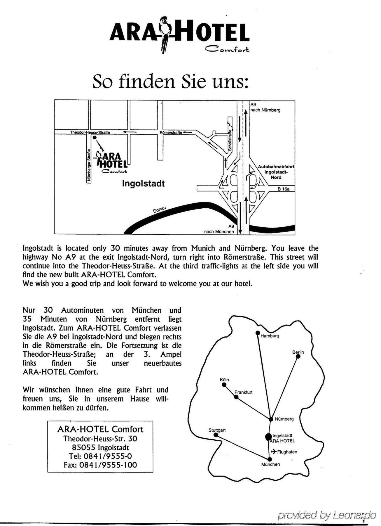 Ara Hotel Comfort Ingolstadt Kültér fotó